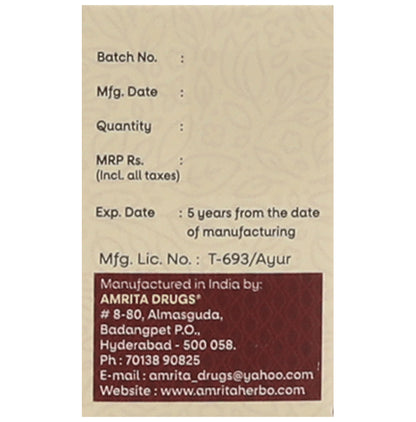 Amrita Vasant Kusumakar Ras Tablet