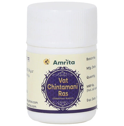 Amrita Vat Chintamani Ras (Swarna Rahit) Tablet - Classic Derma