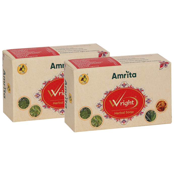 Amrita Wright Herbal Soap (75gm Each) - Classic Derma
