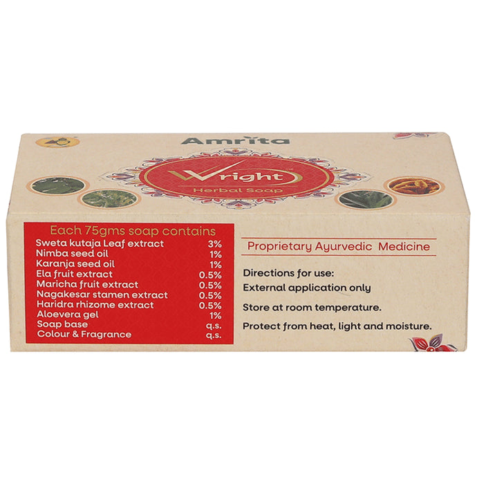 Amrita Wright Herbal Soap (75gm Each)