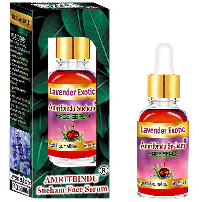 Amritbindu Sneham Lavender Exotic Face Serum