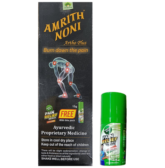 Amrith Noni Artho Plus for Pain Relief with 15gm Pain Relief Spray Free - Classic Derma