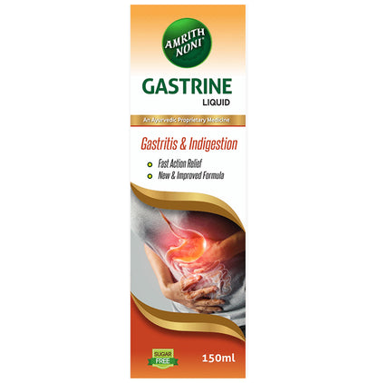 Amrith Noni Gastrine Liquid for Gastritis & Indigestion Relief | Sugar-Free - Classic Derma