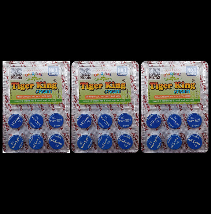 Amritveda Tiger King Cream (6x1.5gm Each) - Classic Derma