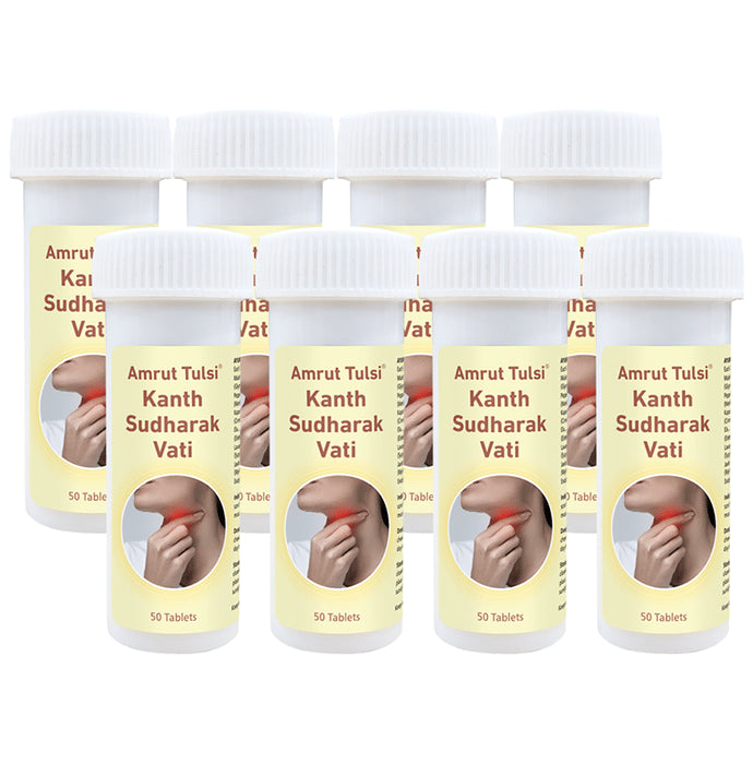 Amrut Tulsi Kanth Sudharak Vati Table (50 Each) - Classic Derma
