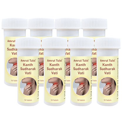 Amrut Tulsi Kanth Sudharak Vati Table (50 Each) - Classic Derma