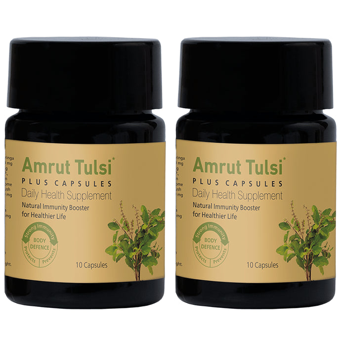 Amrut Tulsi Plus Capsule - Classic Derma
