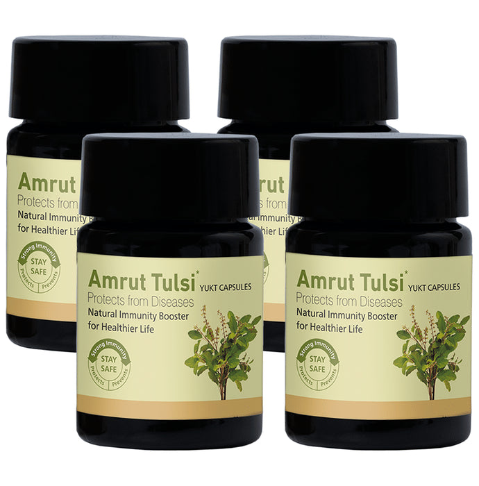 Amrut Tulsi Yukt Capsule (10 Each) - Classic Derma