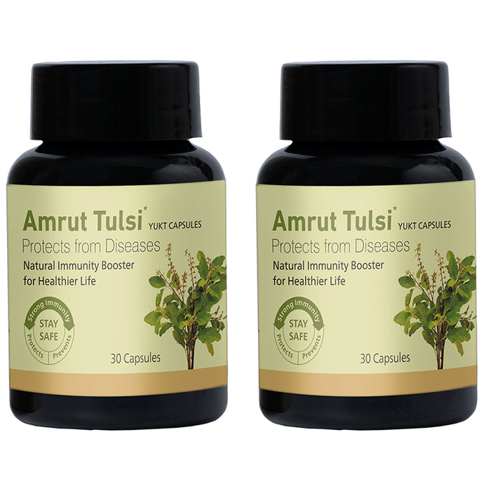 Amrut Tulsi Yukt Capsule (30 Each) - Classic Derma