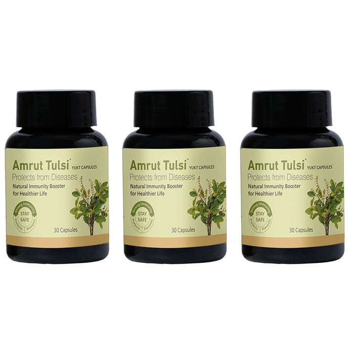 Amrut Tulsi Yukt Capsule (30 Each) - Classic Derma