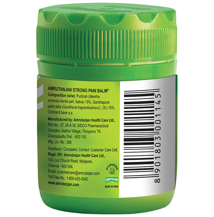 Amrutanjan Strong Pain Balm for Headache & Body Pain