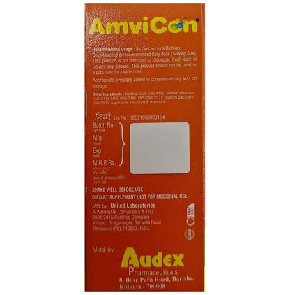 Amvicon Oral Drops Strawberry