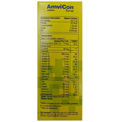 Amvicon Syrup Mango