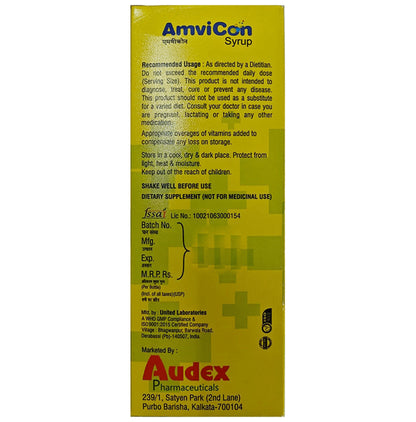 Amvicon Syrup Mango