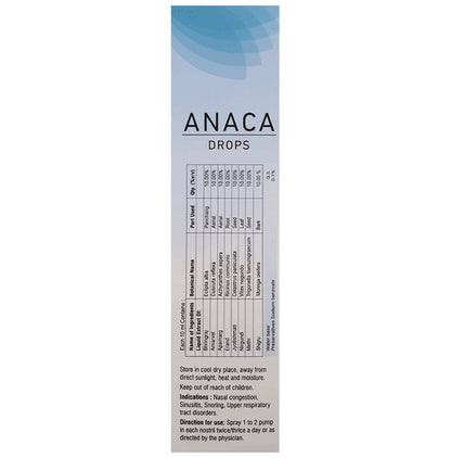 Anaca Nose Drops(30ml Each)