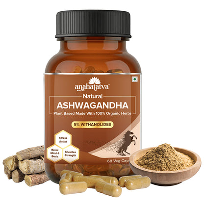 Anahatatva Natural Ashwagandha Veg Capsule