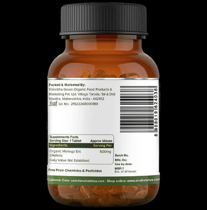 Anahatatva Organic Moringa Veg Tablet