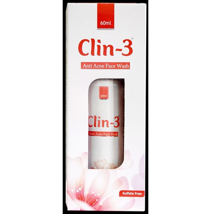 Clin - 3 Anti-Acne Face Wash | Sulphate-Free - Classic Derma