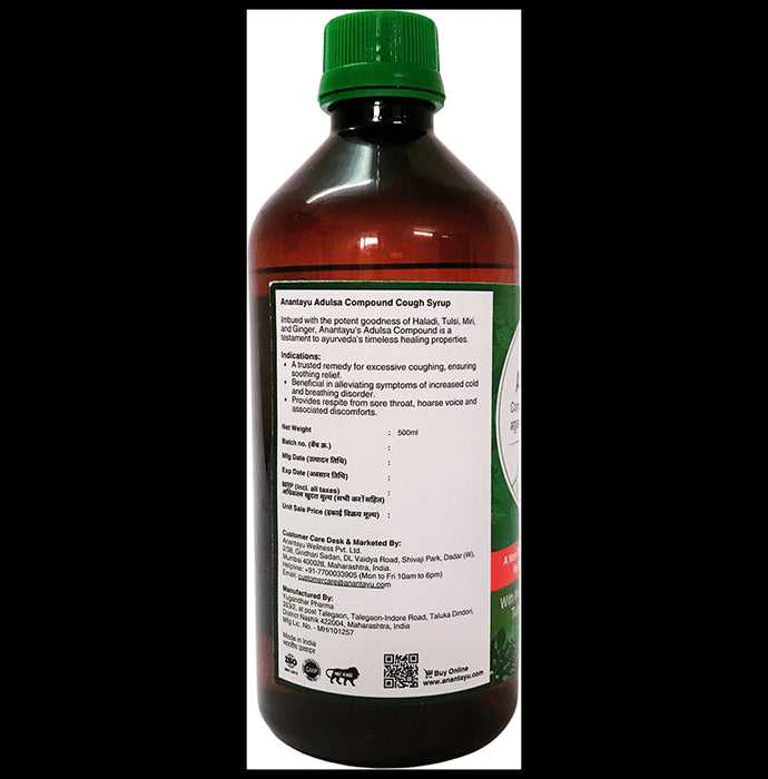 Anantayu Adulsa Compound Cough Syrup