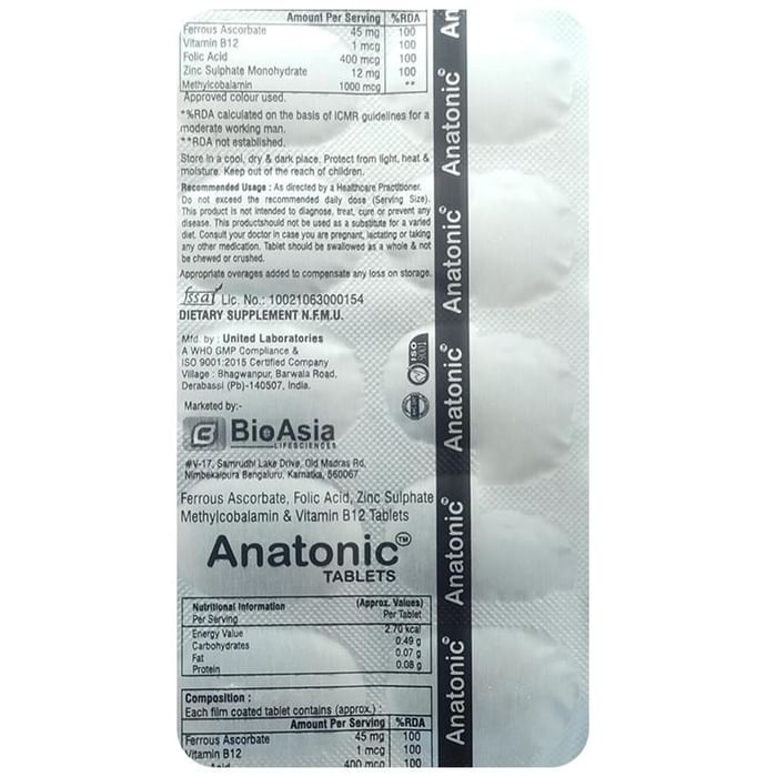 Anatonic Tablet - Classic Derma