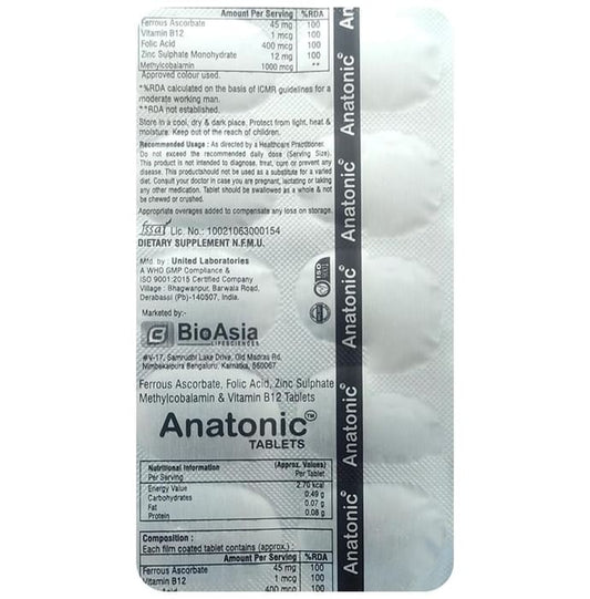 Anatonic Tablet - Classic Derma