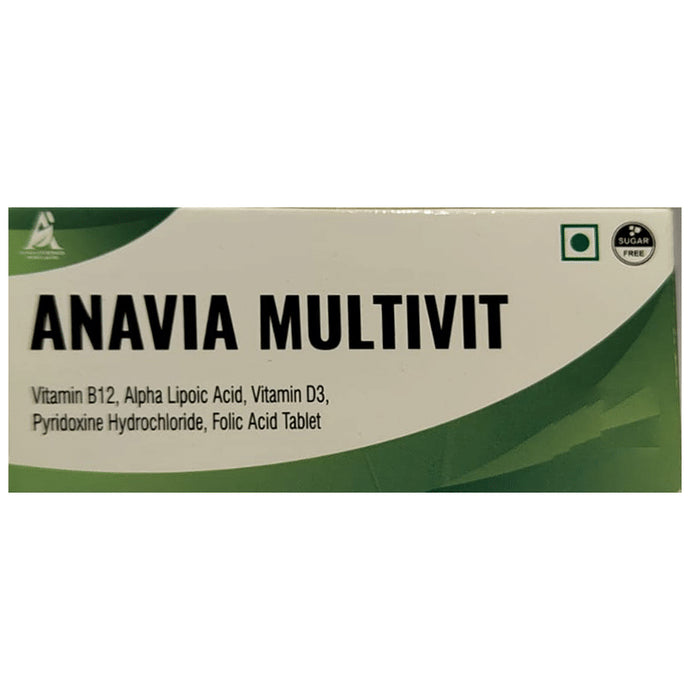 Anavia Multivit Tablet Sugar Free - Classic Derma