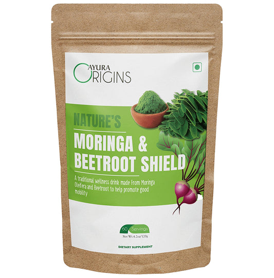 Ayura Origins Nature's Moringa & Beetroot Shield Powder - Classic Derma