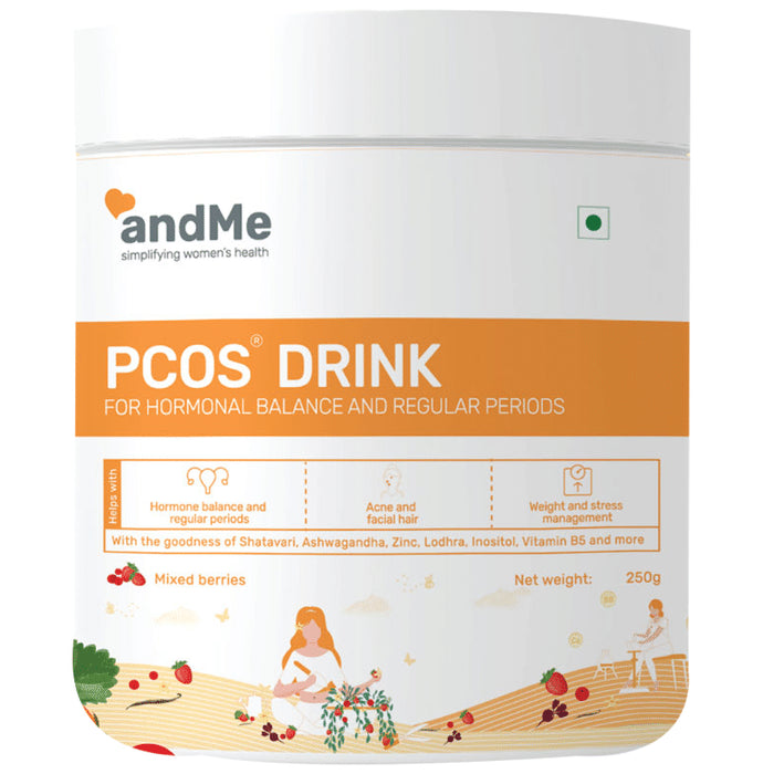 Andme PCOS Drink Mixed Berries - Classic Derma