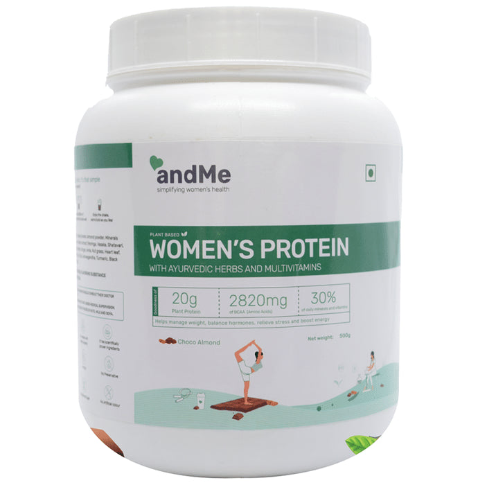 Andme Plant Based Women's Protein Powder Choco Almond - Classic Derma