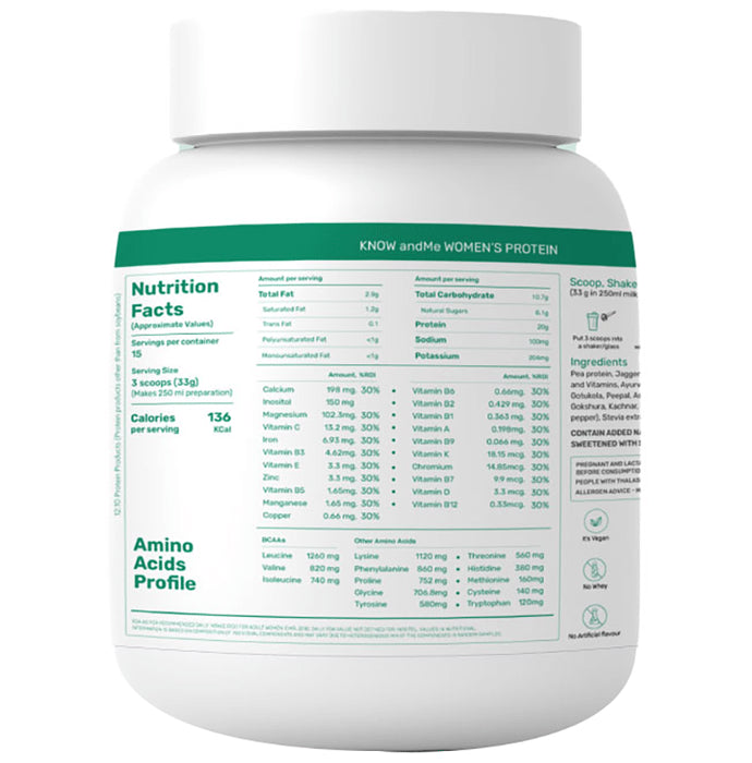 Andme Plant Based Women's Protein Powder Choco Almond