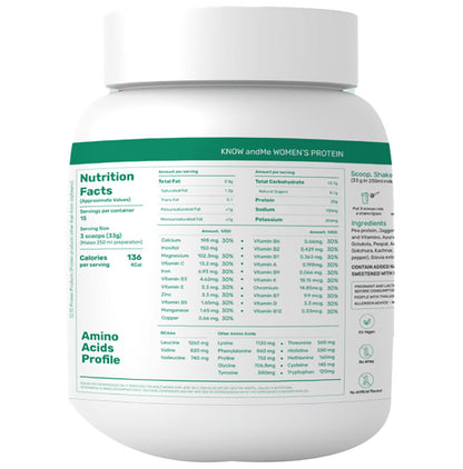 Andme Plant Based Women's Protein Powder Mango Cardamom