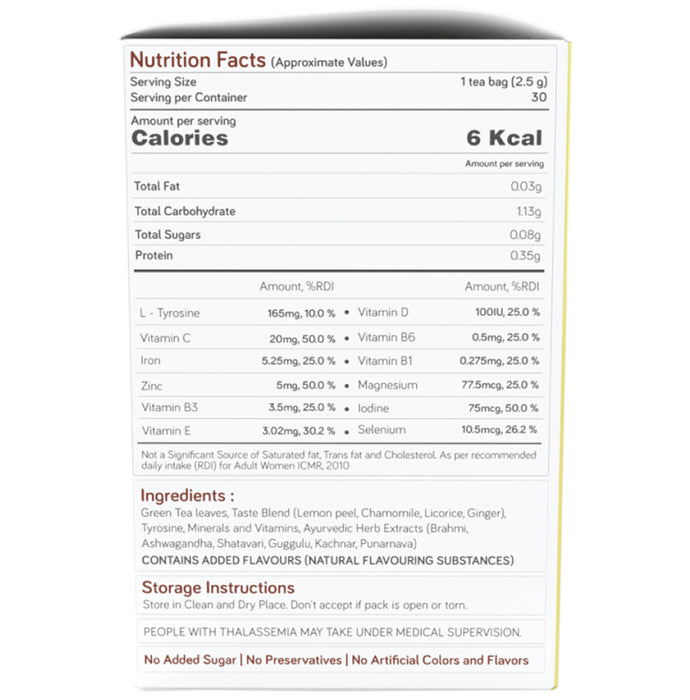 Andme Thyrodiet Tea Bag (2.5gm Each) Chamomile Ginger
