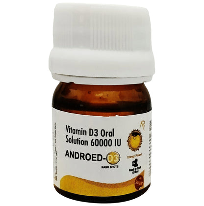 Androed-D3 Nano Shots (5ml Each) Orange Sugar Free