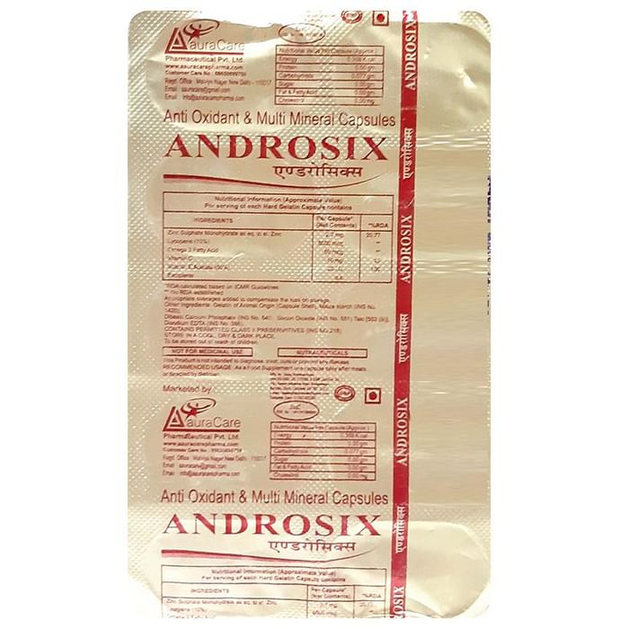Androsix Capsule - Classic Derma