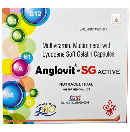 Anglovit Anglovit-SG Active Soft Gelatin Capsule - Classic Derma