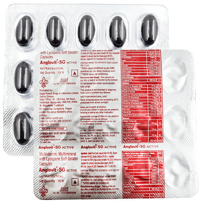 Anglovit Anglovit-SG Active Soft Gelatin Capsule