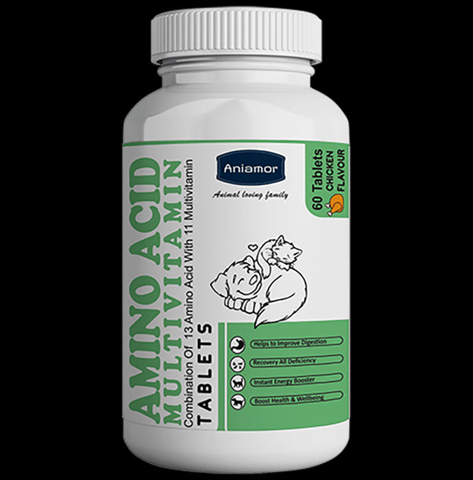 Aniamor Amino Acid Multivitamin Tablet Chicken Flavour - Classic Derma