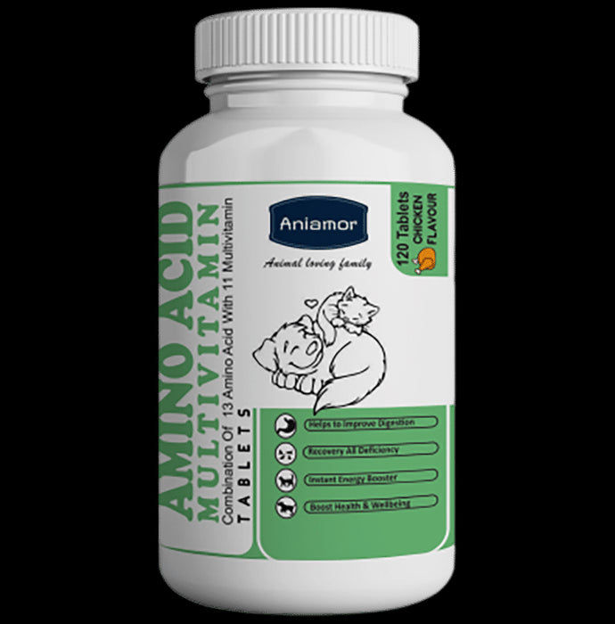 Aniamor Amino Acid Multivitamin Tablet Chicken Flavour - Classic Derma