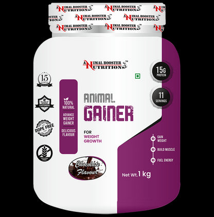 Animal Booster Nutrition Animal Gainer for Weight Growth Powder Chocolate - Classic Derma