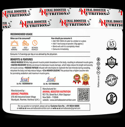 Animal Booster Nutrition BCAA Instanized Powder Watermelon