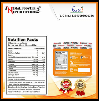 Animal Booster Nutrition BCAA Instanized Powder Watermelon