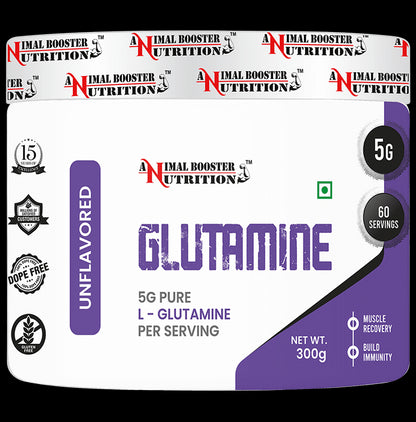 Animal Booster Nutrition Glutamine Powder Unflavored - Classic Derma