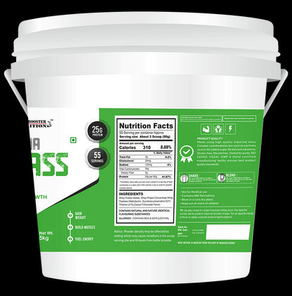 Animal Booster Nutrition Maha Mass for Mass Growth Powder Chocolate