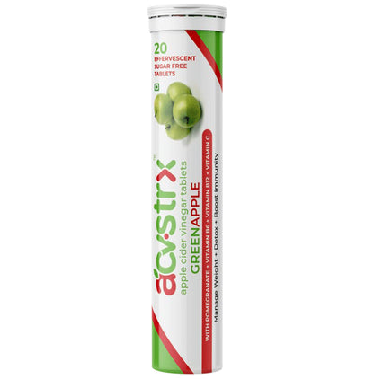 Anisue Healthcare Apple Cider Vinegar Effervescent Tablet (20 Each) - Classic Derma