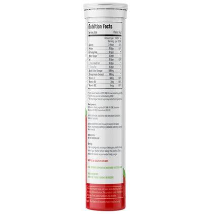 Anisue Healthcare Apple Cider Vinegar Effervescent Tablet (20 Each) Cranberry