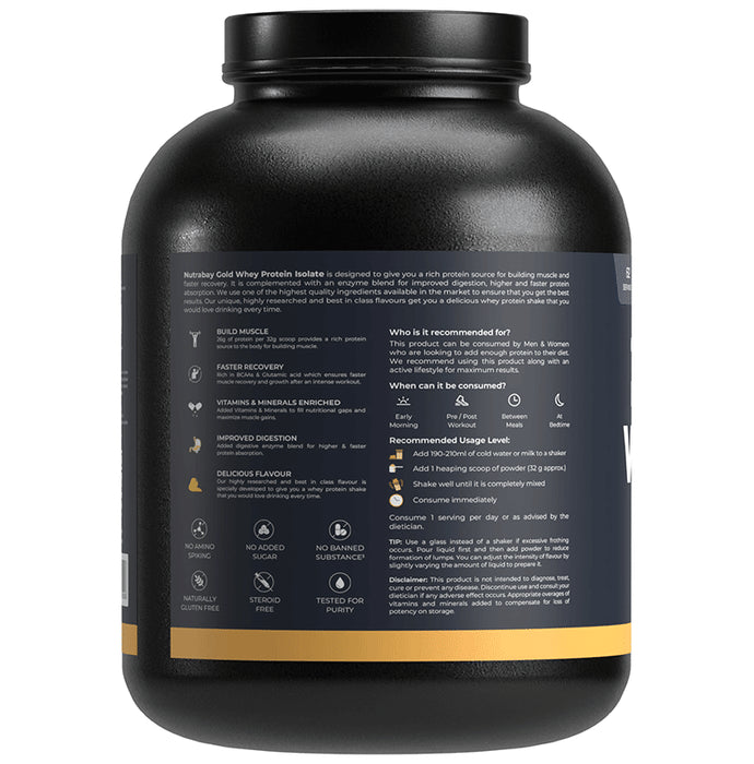 Nutrabay Isolate Whey Protein Powder Mango