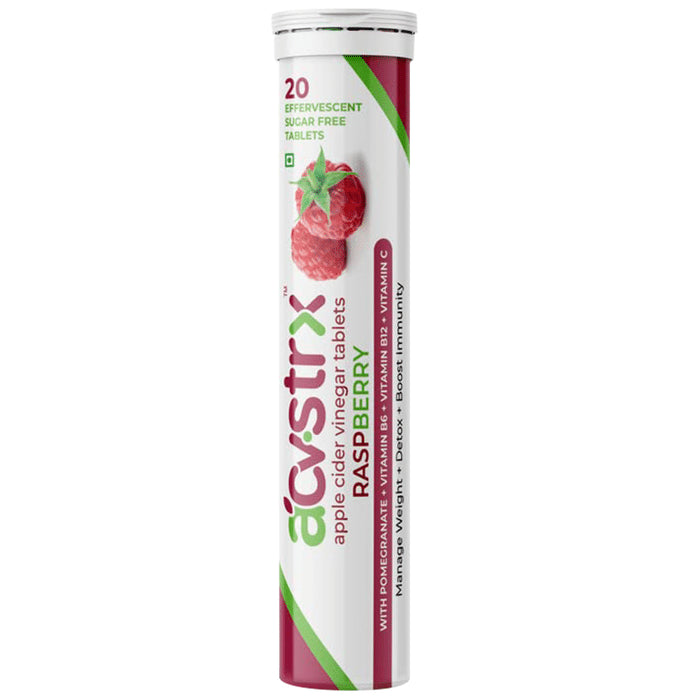 Anisue Healthcare Apple Cider Vinegar Effervescent Tablet (20 Each) Raspberry - Classic Derma