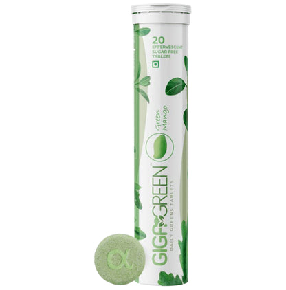 Anisue Healthcare Gigagreen Effervescent Tablet (20 Each) Green Mango - Classic Derma