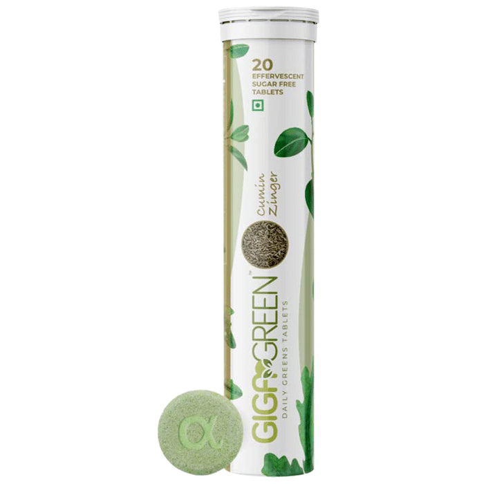Anisue Healthcare Gigagreen Effervescent Tablet (20 Each) Lemony lime - Classic Derma
