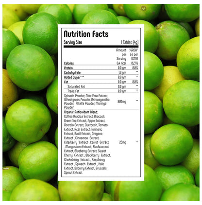 Anisue Healthcare Gigagreen Effervescent Tablet (20 Each) Lemony lime